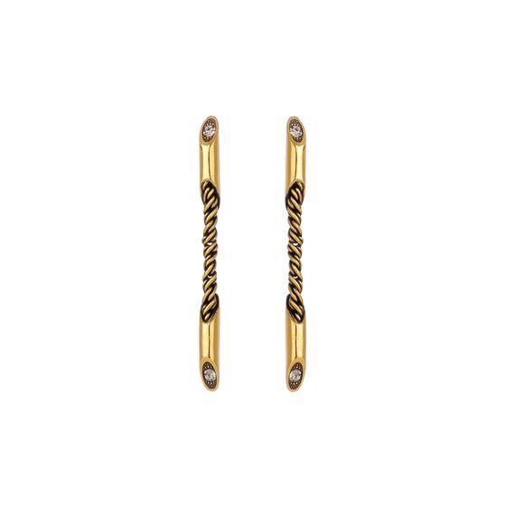 Brinco Slim Style Ouro Vintage